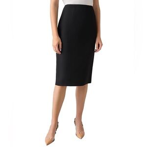 KASPER Petite Elegant Black Pencil Skirt